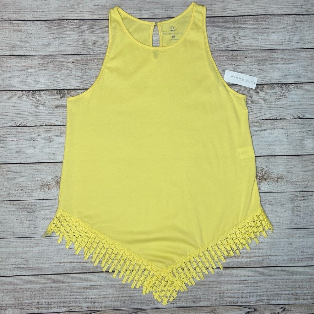 NY & Co Fringed Tank Top - Picture 1 of 6